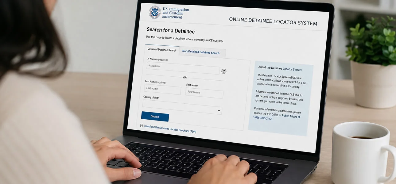 Sistema Localizador de Detenidos de ICE (ODLS)