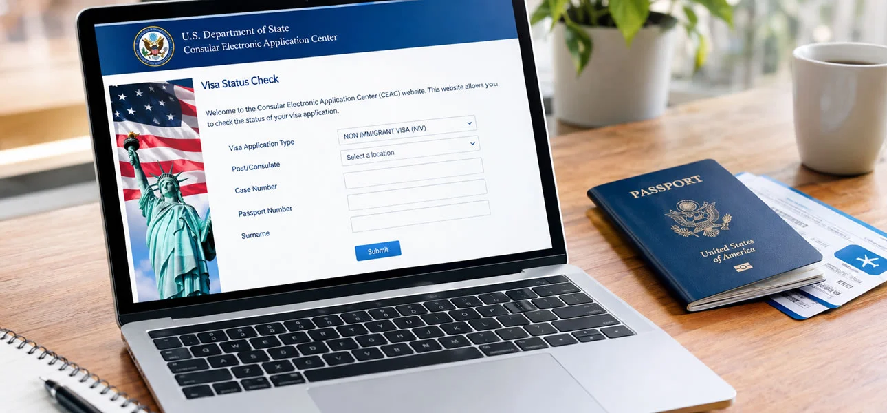 Cómo consultar el estado de una visa americana